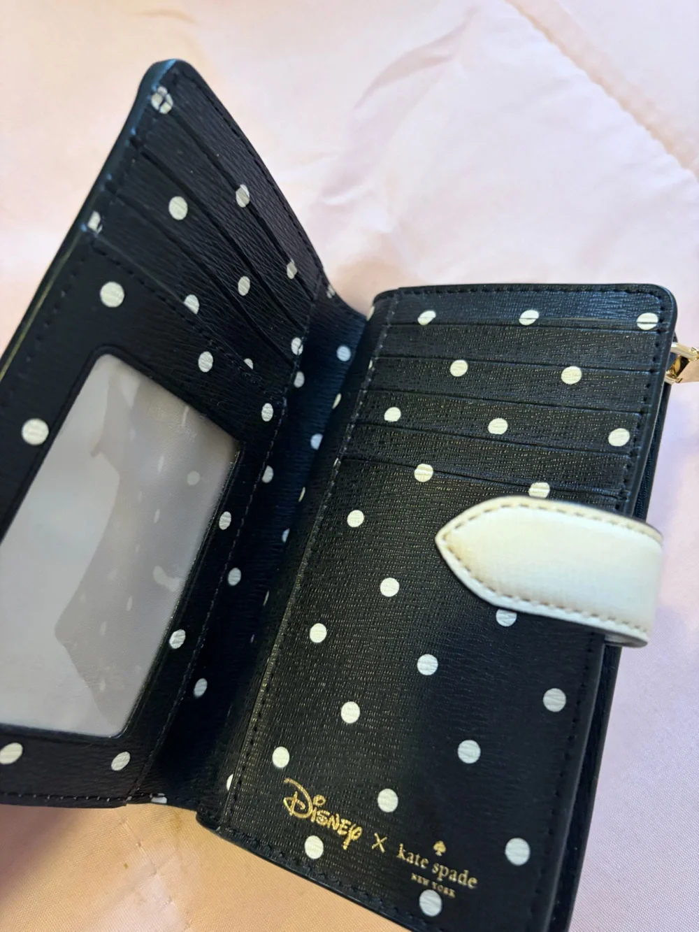 kate spade White Mickey & Minnie Leather Crossbody Bag